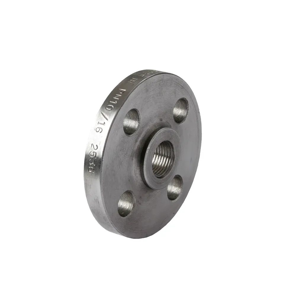 Flangia Filettata Acciaio Al Carbonio Saldare 5" Dn 125 - 8 Fori Ø18