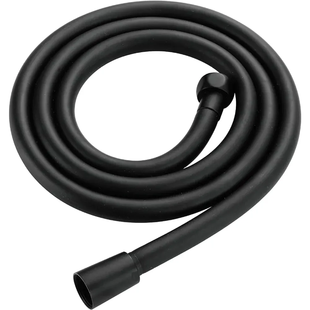Flessibile Doccia Antitorsione Nero 1/2" Conico - Cm 175