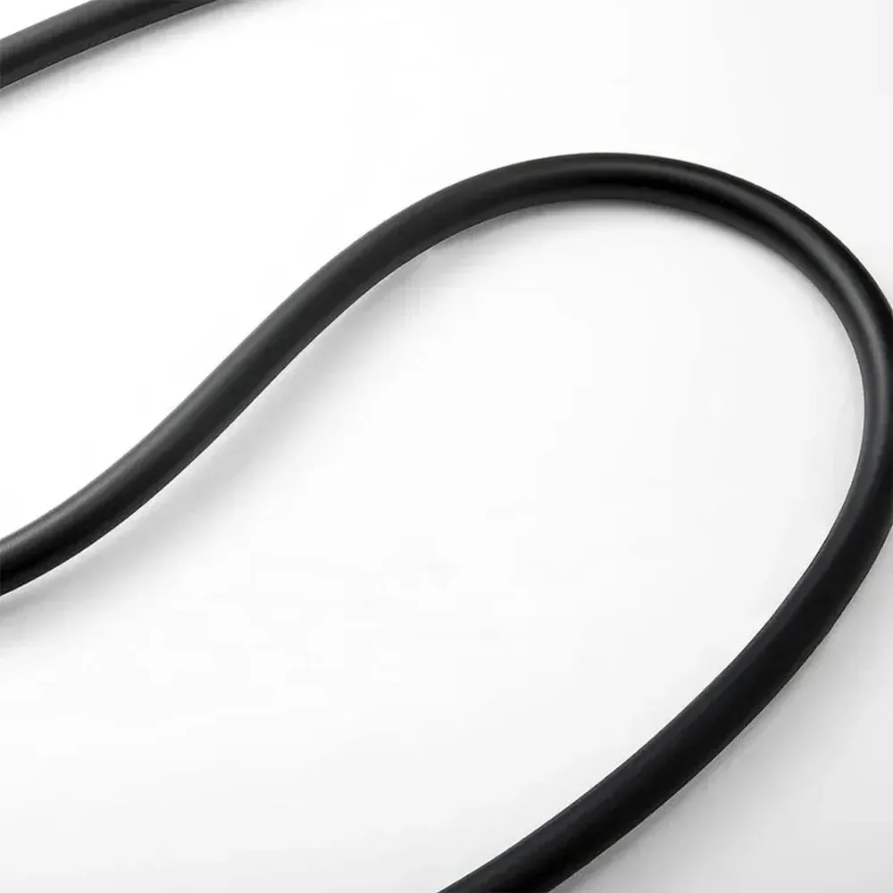Flessibile Doccia Antitorsione Nero 1/2" Conico - Cm 175