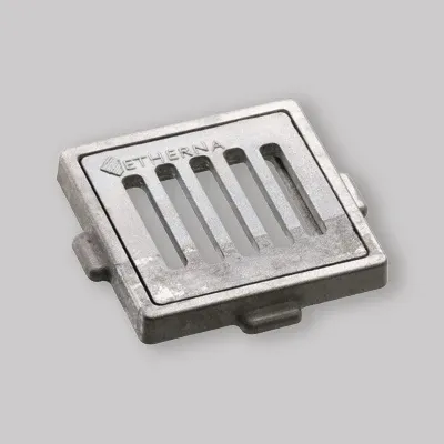Griglia Alluminio Con Telaio Per Bocchettoni 12X10 Cm