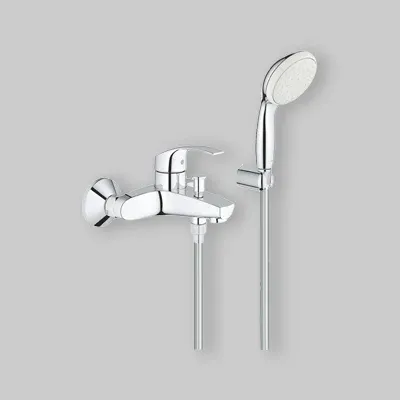 Gruppo Vasca Eurosmart New Con Accessori Cromo