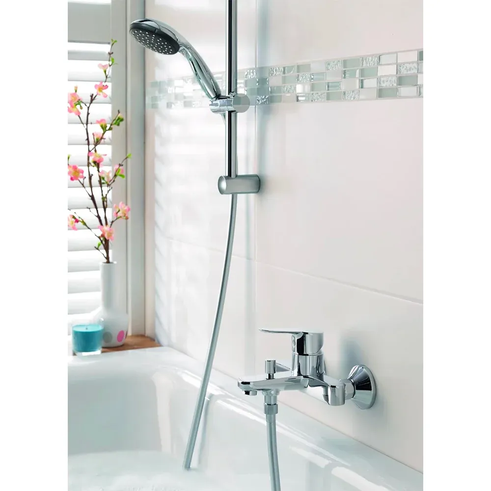 Gruppo Vasca Eurosmart New Con Accessori Cromo