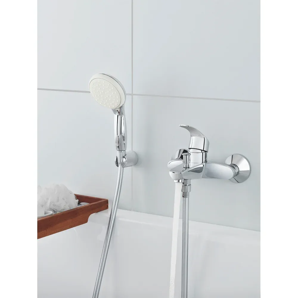 Gruppo Vasca Eurosmart New Con Accessori Cromo