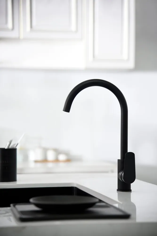 Imex - Belgica rubinetto da cucina nero opaco
