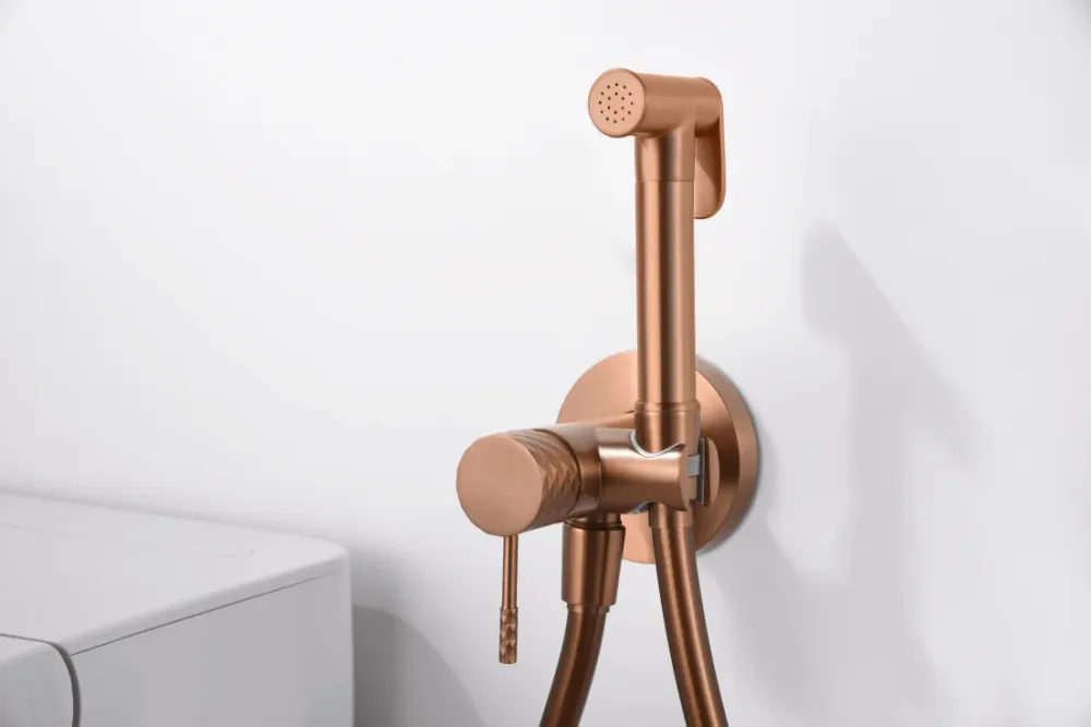 Imex - Build - Tap Bidé Genoa Gold Rose Brushing