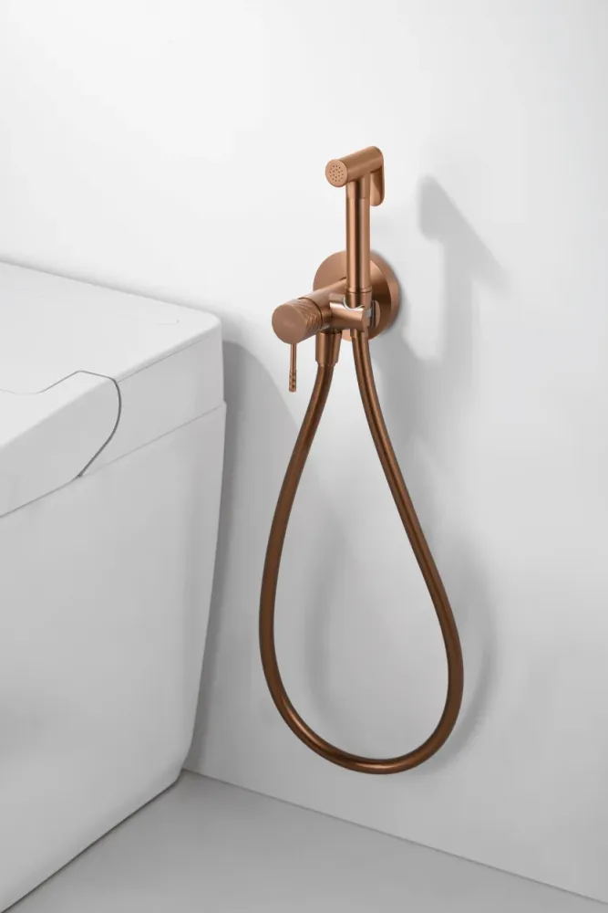 Imex - Build - Tap Bidé Genoa Gold Rose Brushing