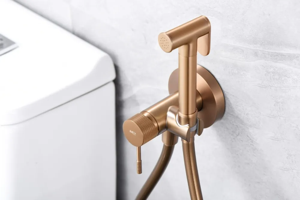 Imex - costruito - linea di rubinetto oro rosa spazzolato