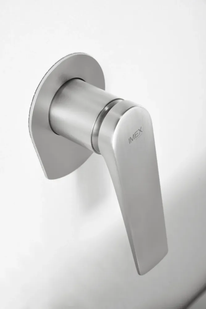 Imex – Delos rubinetto monocomando da lavabo incassato (acciaio S.316)