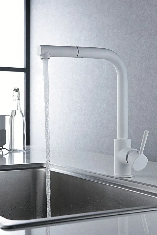Imex - Malta rubinetto da cucina bianco opaco