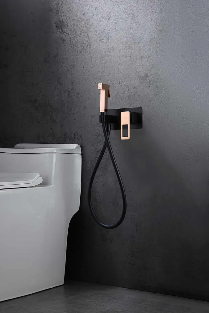 Imex - Monomanando costruito - bidé oro rosa nero