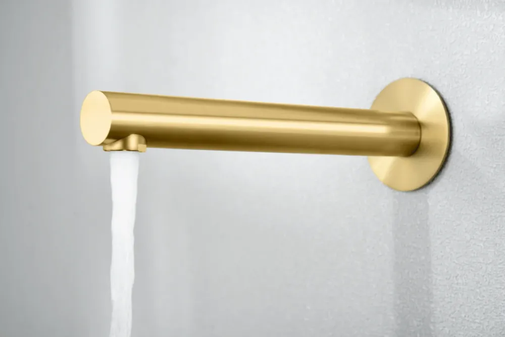 Imex – Olimpo rubinetto monocomando da lavabo incassato oro spazzolato