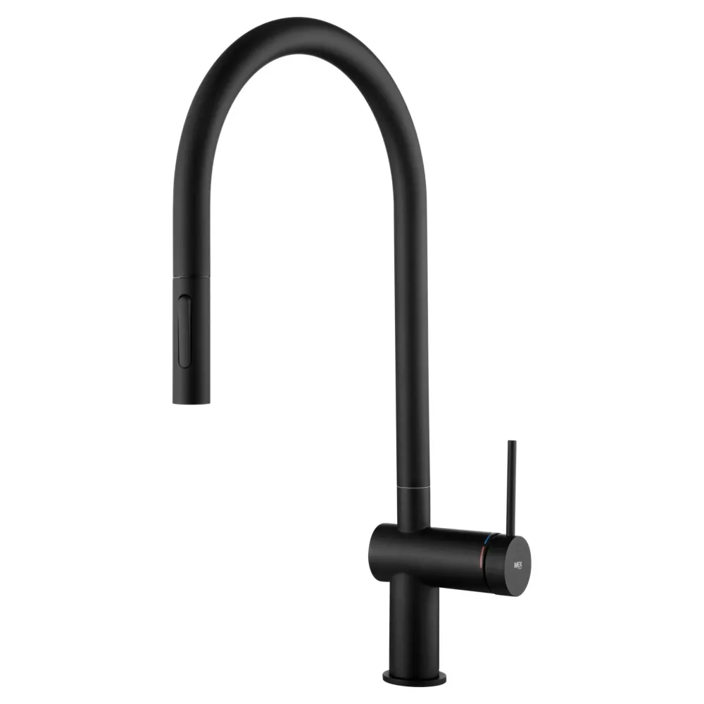 Imex - Rubinetto da cucina Berna nero opaco
