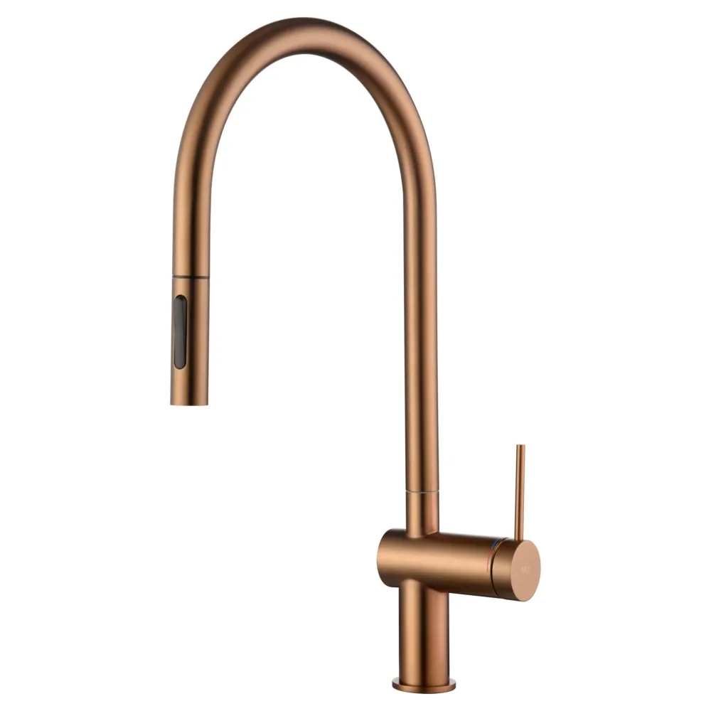 Imex - Rubinetto da cucina Berna oro rosa spazzolato