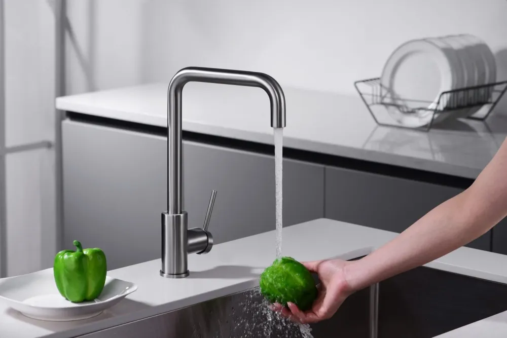 Imex - Rubinetto da cucina Loira nero metallo canna da fucile