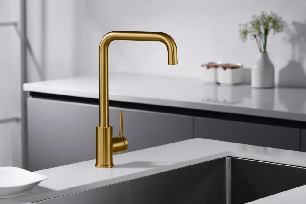 Imex - Rubinetto da cucina Loira oro spazzolato