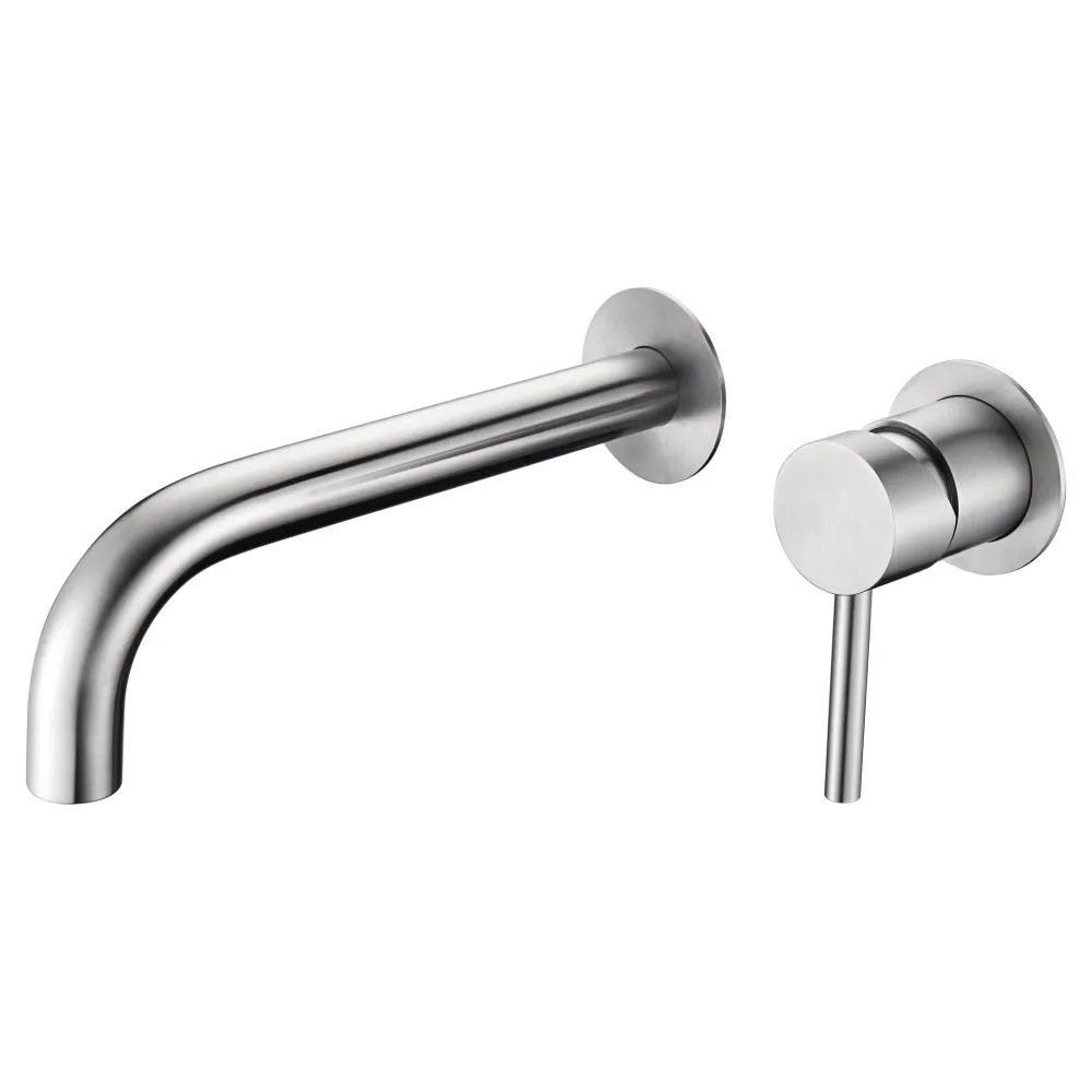 Imex – Rubinetto monocomando da lavabo incassato Mosca (acciaio S.316)