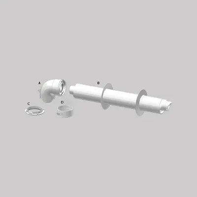 Kit Coassiale Universale Per Caldaie "Uni-Kit" 60-100 Cm 75