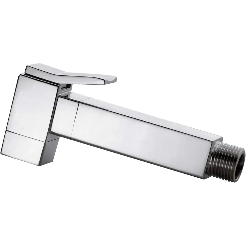 Kit Doccia Shut-Off "Karima" Quadro Cromo - Doccetta Ottone
