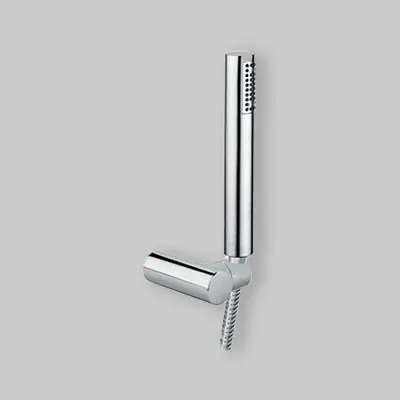 Kit Duplex Doccia Tondo Cromato Doccetta + Flex150 + Supporto