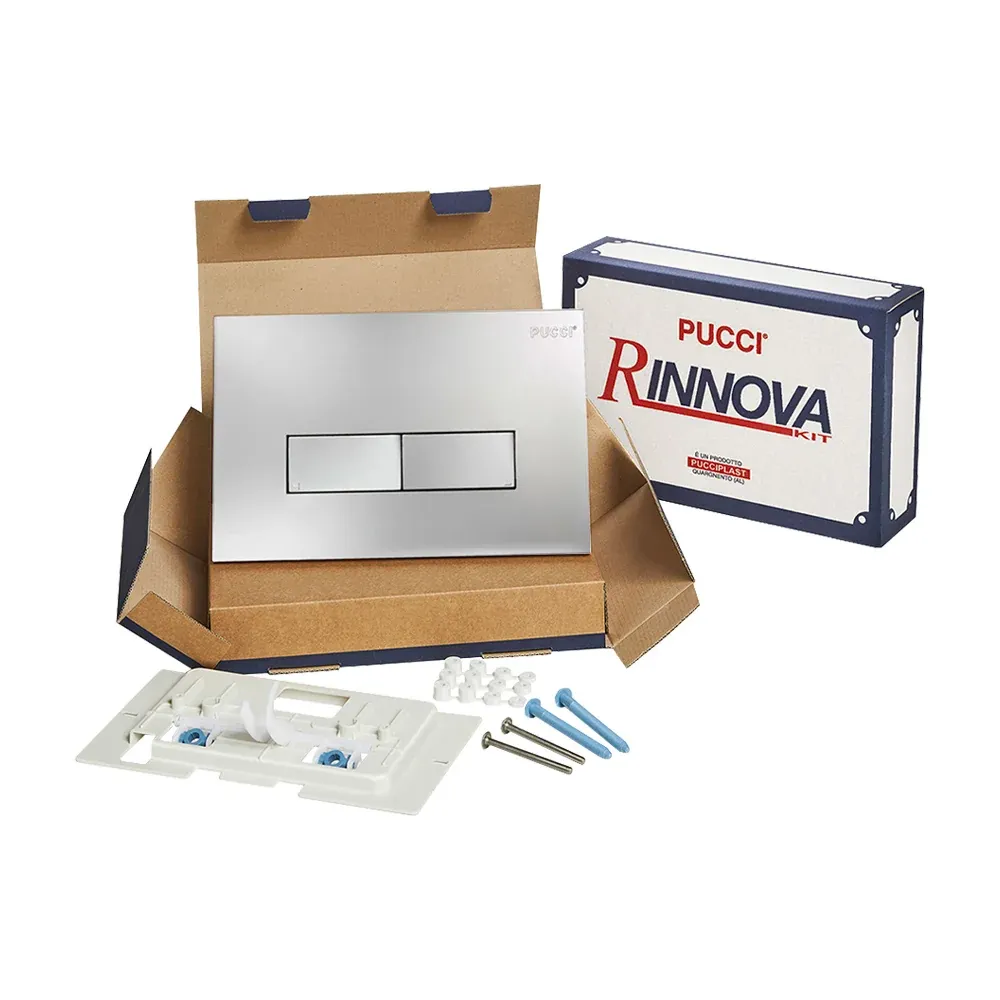 Kit Eco Rinnova Doppiotasto Cromata Mm 4.7
