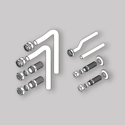 Kit Idraulico Tubi E Raccordi Per Riscaldamento E Acs Vaillant Pro - Plus - Exclusive