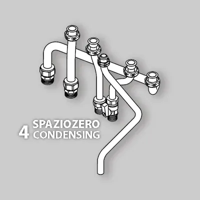 Kit Installazione Idraulica Per Caldaia "Spaziozero 4 Condensing" Prod. Post 2005
