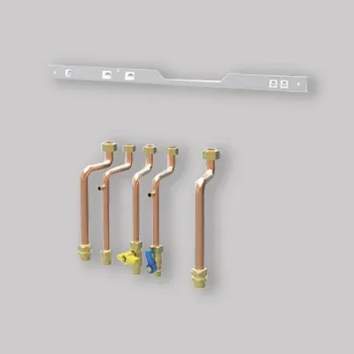 Kit Di Installazione Ad Incasso Per Caldaia Ferroli 5 Tubi + Staffa