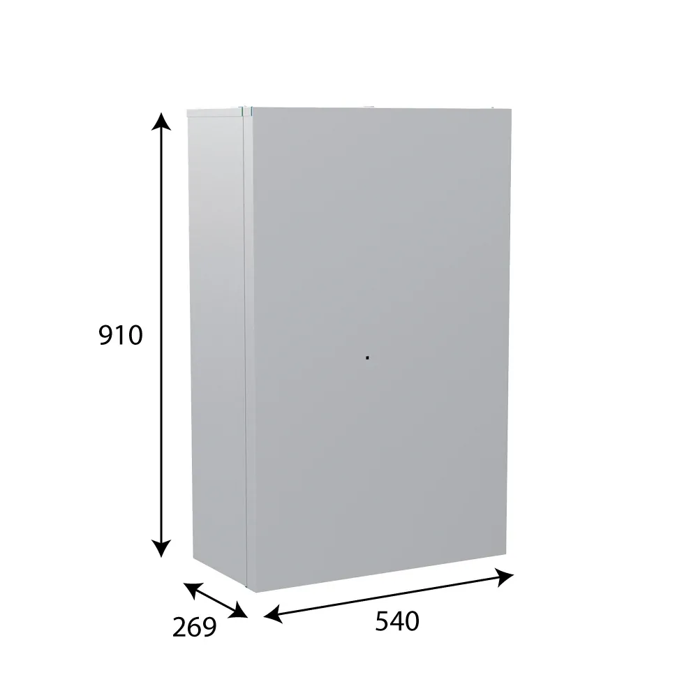 Kit Mobiletto Parete Per Installazione Caldaia All'Esterno H.910 X P.269 X L.540 Mm