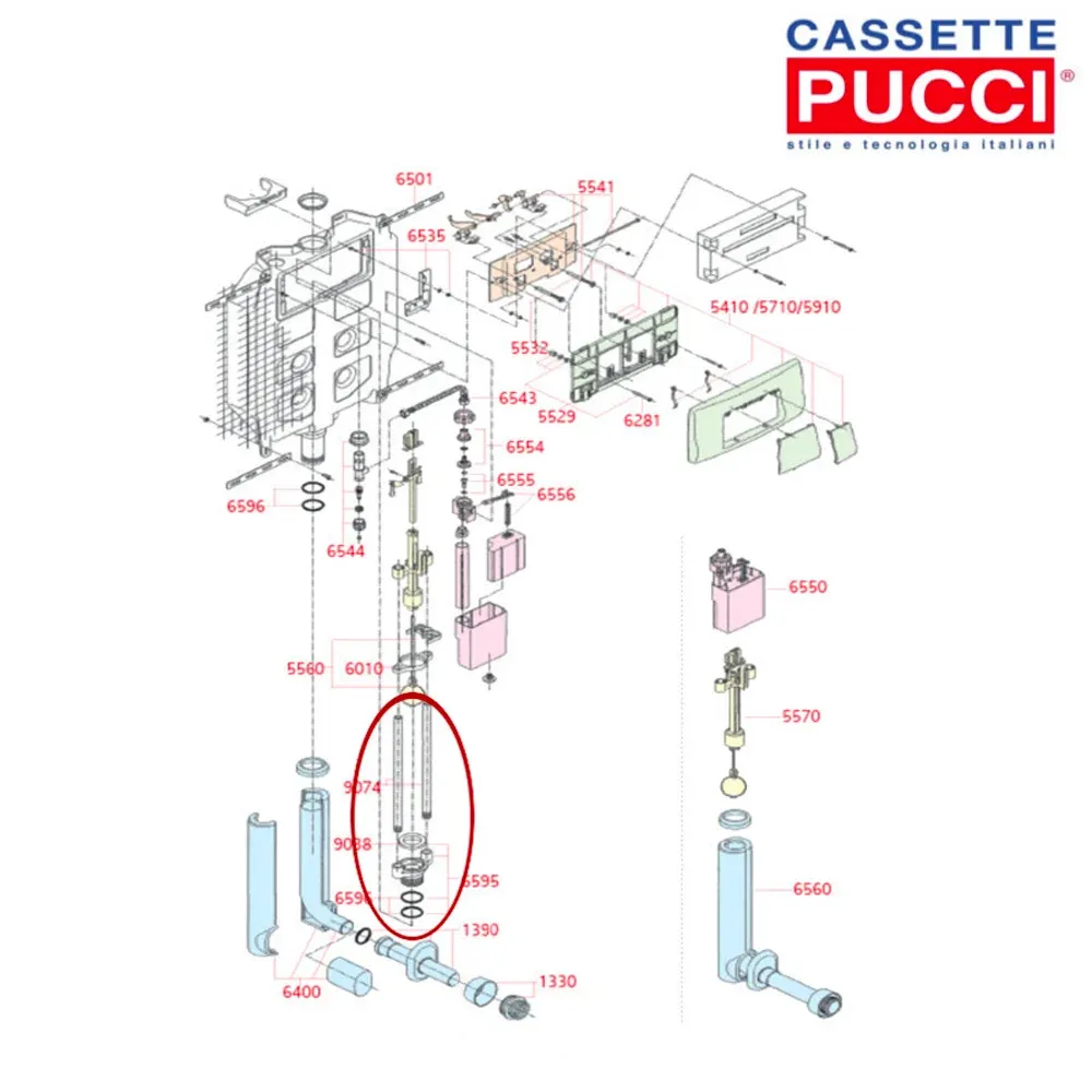 Kit Sara/Eco Completo Con Sede Estraibile -
