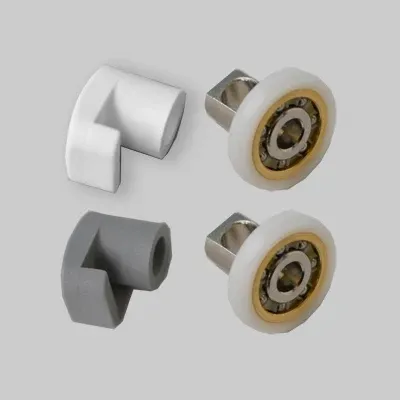 Kit Scorrimento Smeralda Con Cuscinetti Argento Lucido