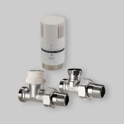Kit Termostatico Diritto Standard Con Attacco Maschio Ivar T1500 - Eurok X 1/2" M O-Ring