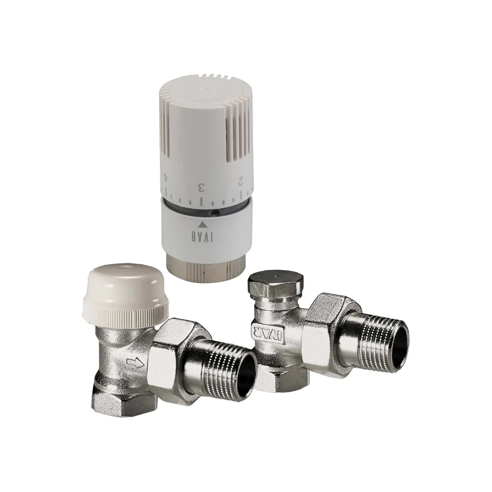 Kit Termostatico Squadra Standard Con Attacco Femmina Ivar T1500 - 1/2" F X 1/2" M O-Ring