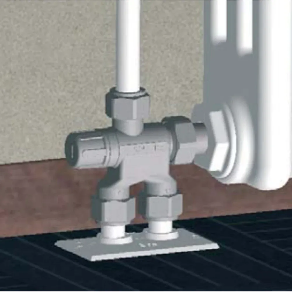 Kit Valvola Termostatica Con Detentore Monotubo "Grt" 1/2" - 24X19 Far