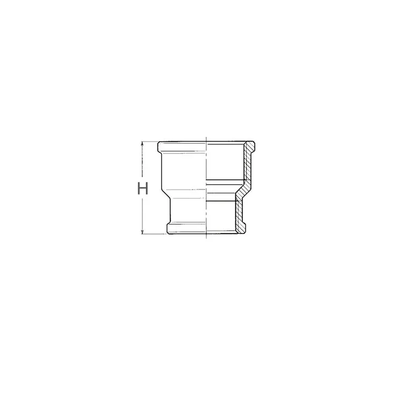 MANICOTTO RIDOTTO F-F DA 1'1/2 1' - 1818197 - GUIDI