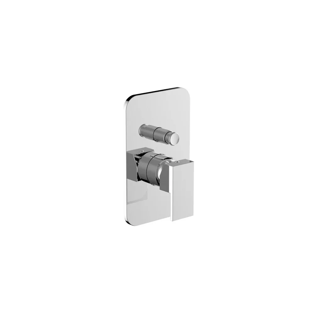 Miscelatore Incasso Doccia Con Deviatore Pillar Completo - Cromo