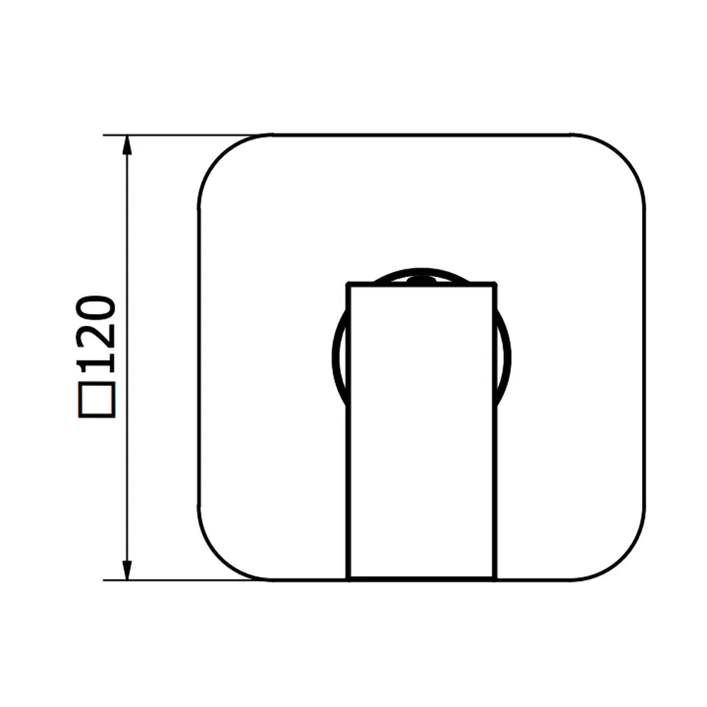 Miscelatore Incasso Doccia Pillar Completo - Cromo