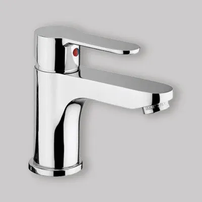 Miscelatore Lavabo Blu Scarico Aut. 1" 1/4 Flex Inox Cromo