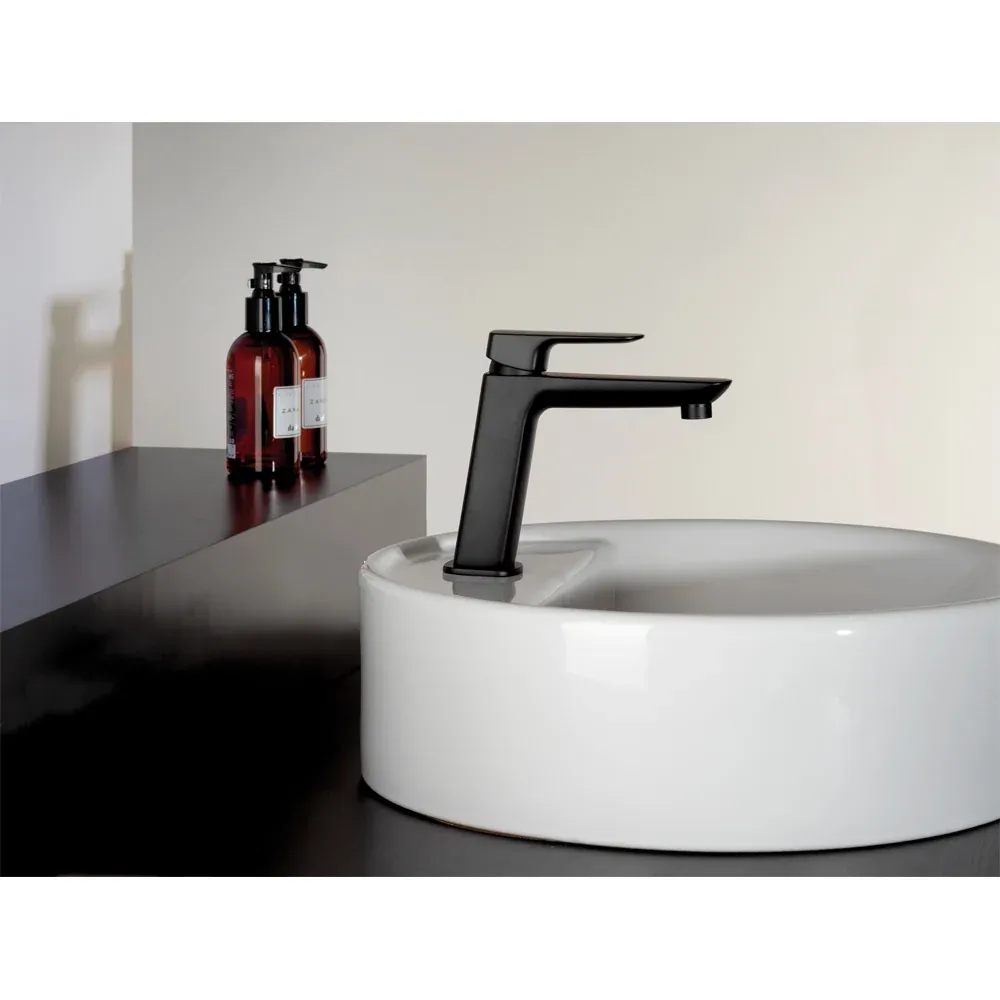 Miscelatore Lavabo "Nove" Nero Opaco