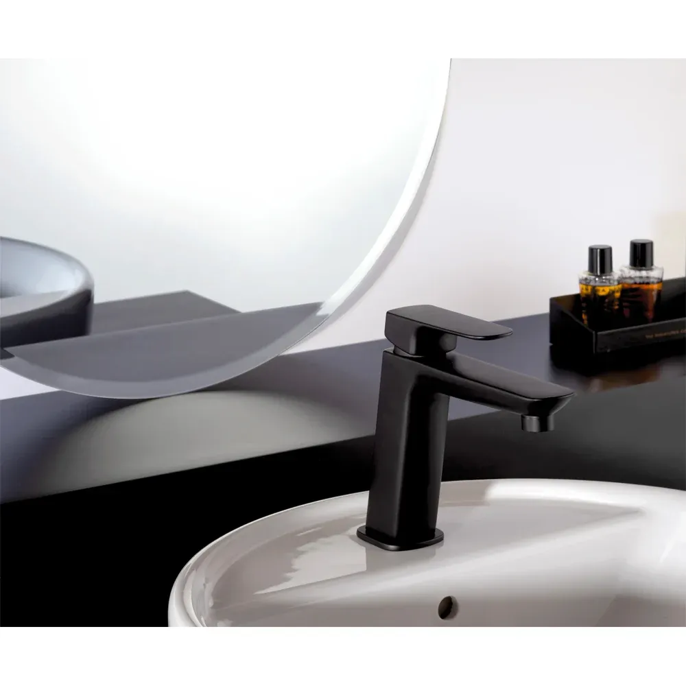 Miscelatore Lavabo "Nove" Nero Opaco