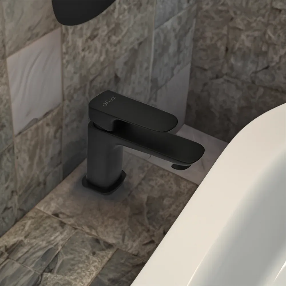 Miscelatore Lavabo "Nove" Nero Opaco