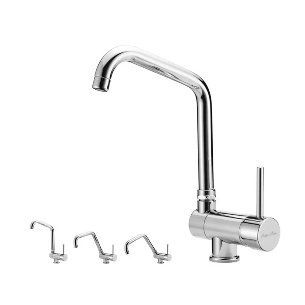 Miscelatore Lavello Canna Reclinabile Cromo
