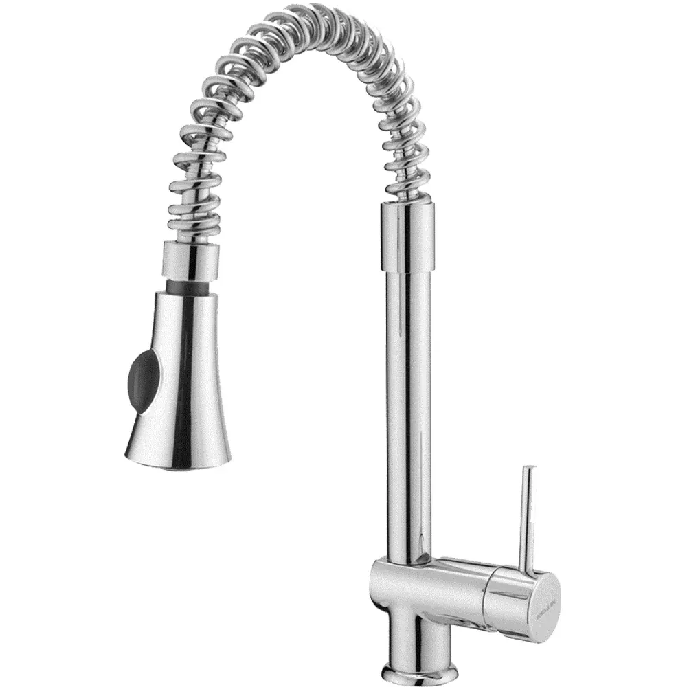 Miscelatore Lavello Con Molla E Doccia Estraibile H 42 - Cromo