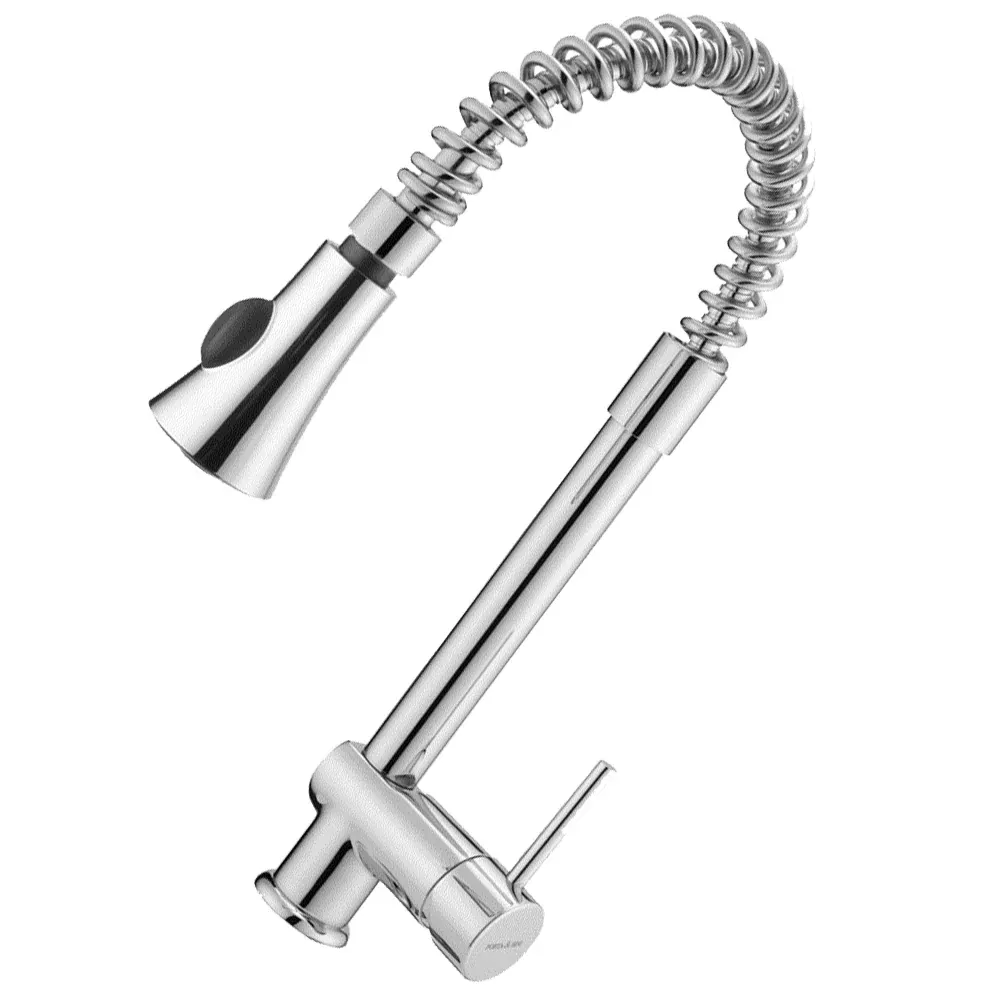 Miscelatore Lavello Con Molla E Doccia Estraibile H 42 - Cromo
