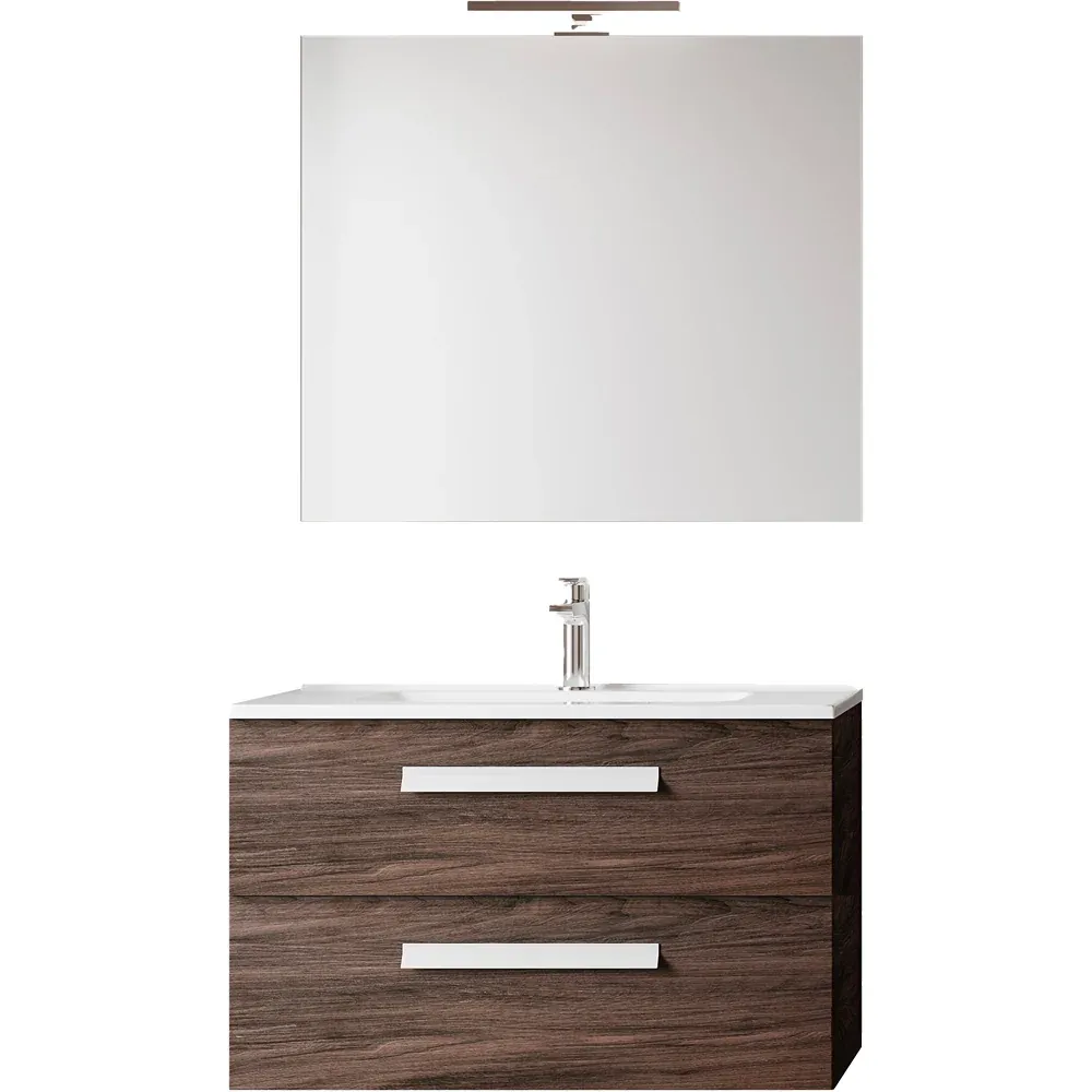 Mobile Da Bagno Angela 85 Base 80 Cm Olmo Caffè
