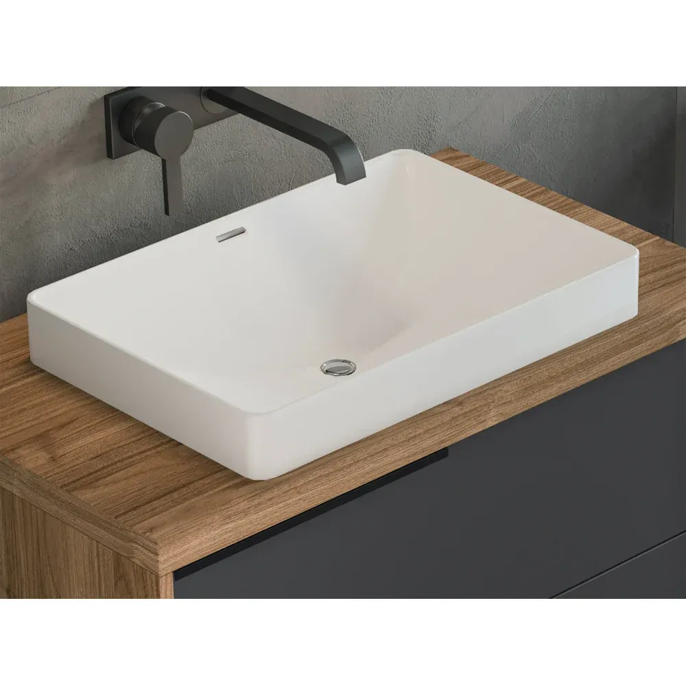 Mobile Da Bagno "Iside 80" Base 80 Cm Noce/ Grafite Opaco