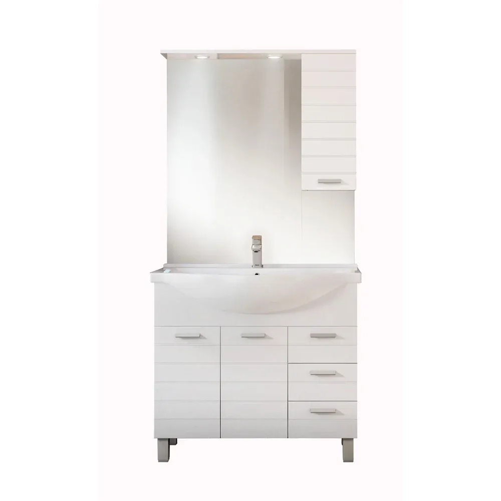 Mobile Da Bagno Rigo 105 Base Cm 105 Con Cassetti