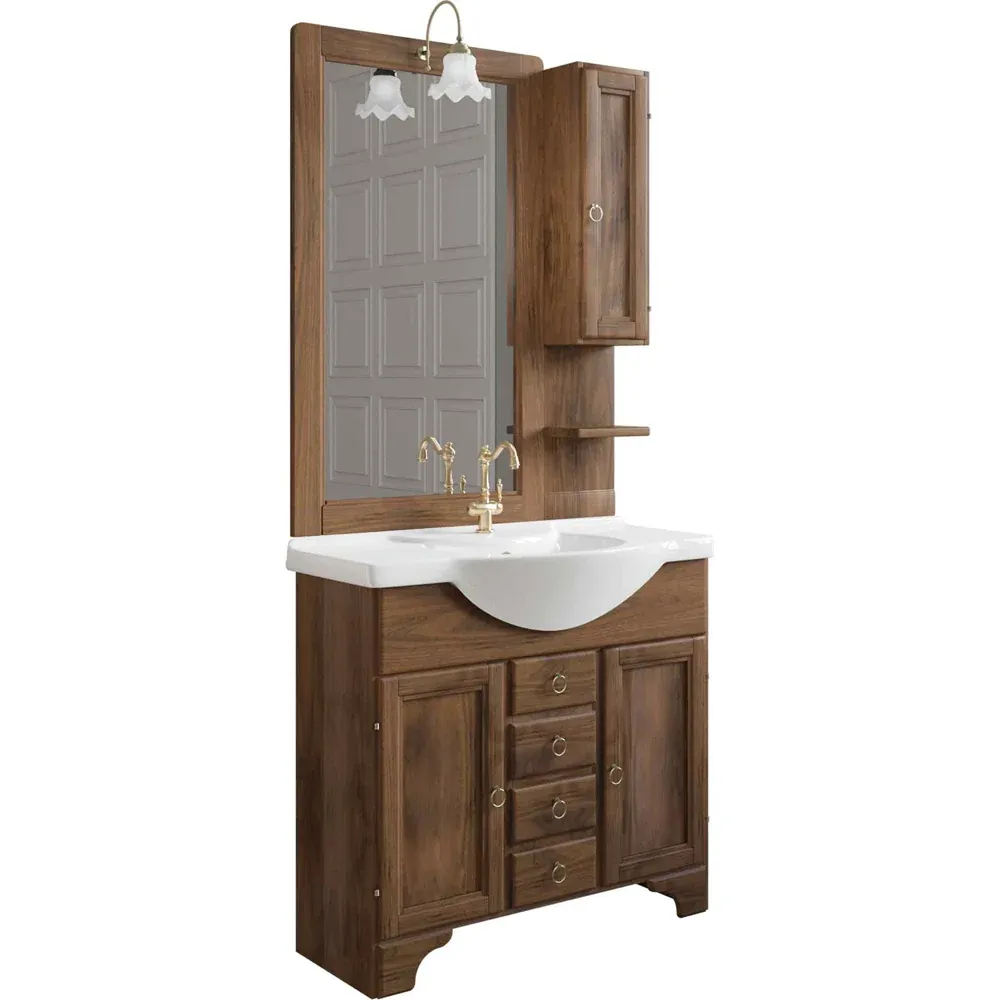 Mobile Da Bagno Vittoria Arte Povera Base 105 Cm