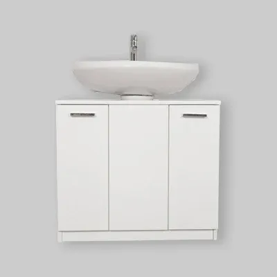 Mobile Copricolonna Laccato Bianco