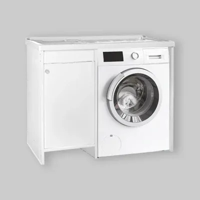 Mobile Coprilavatrice "Wash" 105 X 60 Cm Vasca Dx