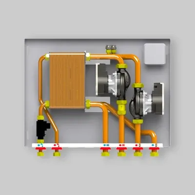 Modulo Interfaccia Caldaia/Termoprodotto Con Produzione Acs Kit Mx 135/2 -